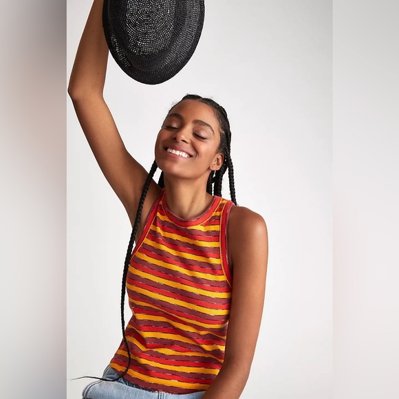 Anthropologie Ribbed Racer Tank - Picture 2 of 7